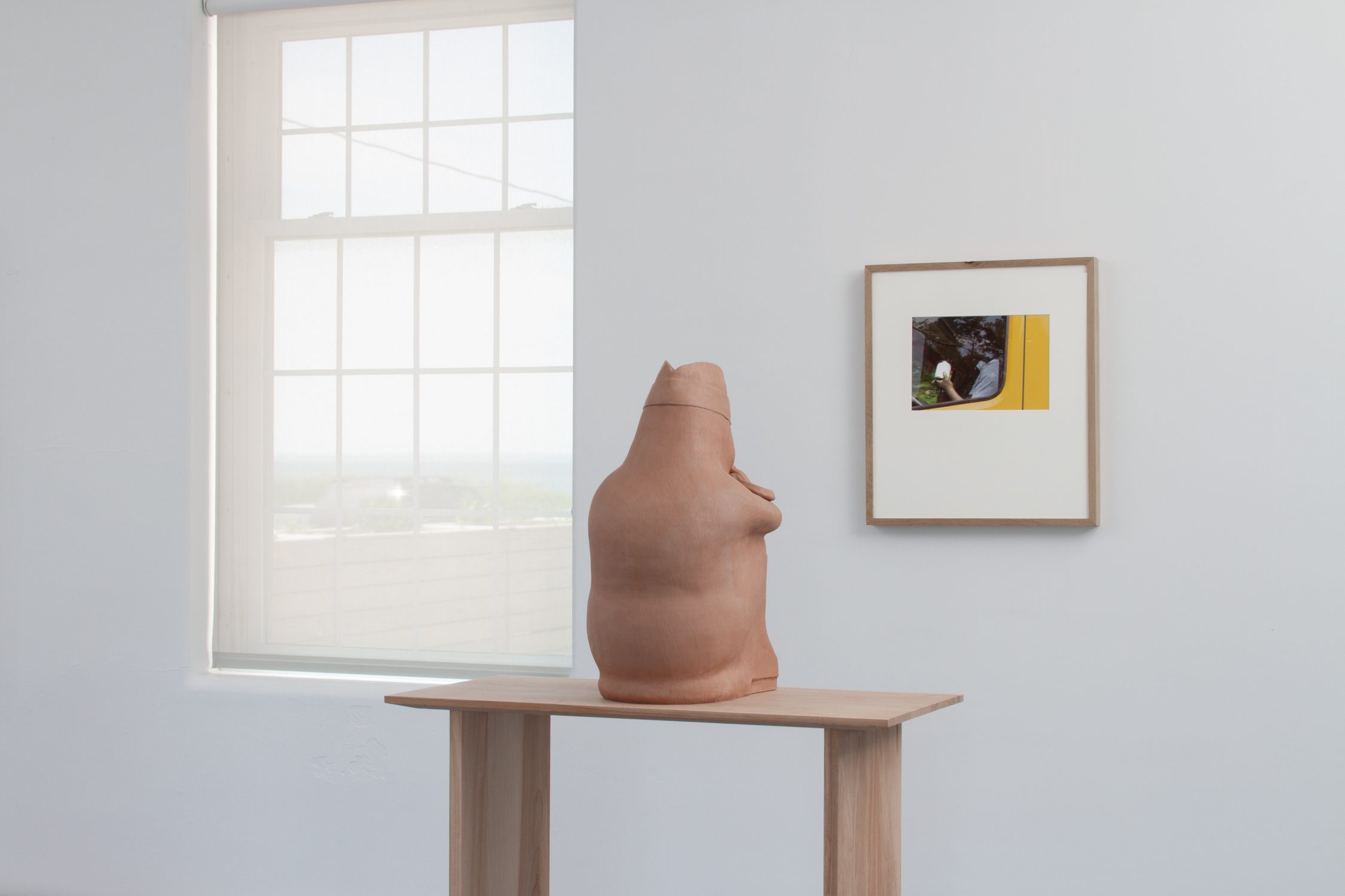 installation view of too fair-spoken man